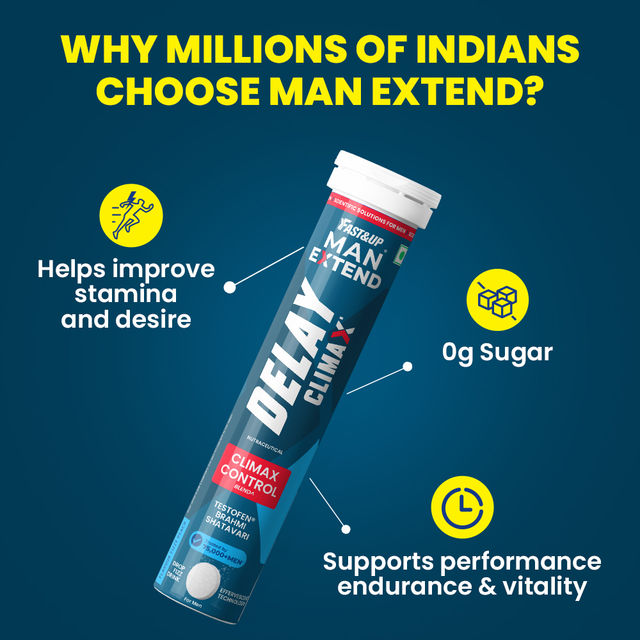 Fast&Up Delay Climax Testosterone Booster - Peach