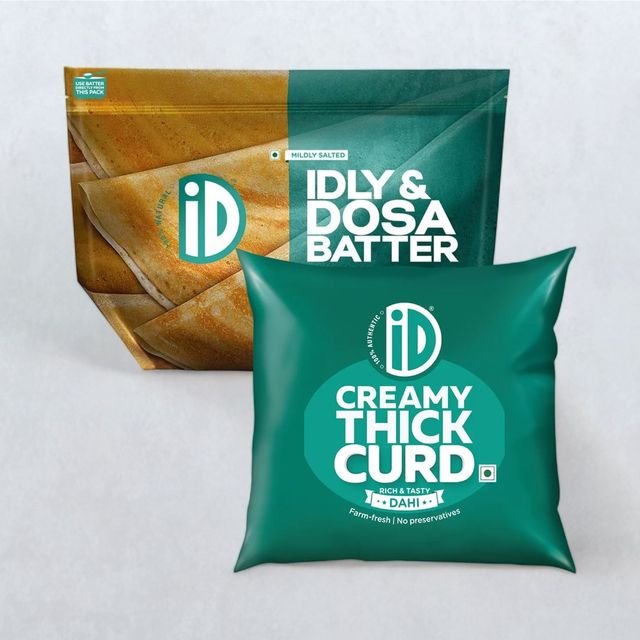 iD Curd Pouch(400gms) & iD Idli & Dosa Batter(1kg) Combo