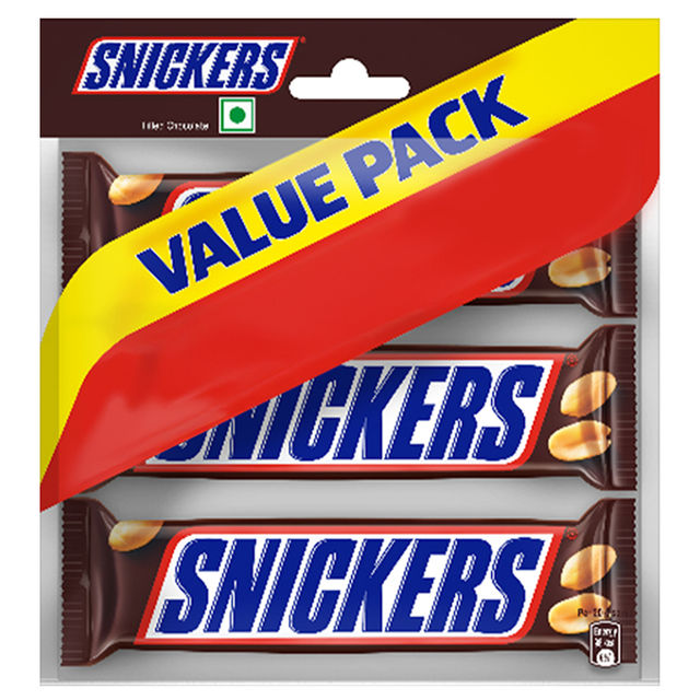 Snickers Peanut Filled Chocolate Bar Loaded with Delicious Roasted Peanuts