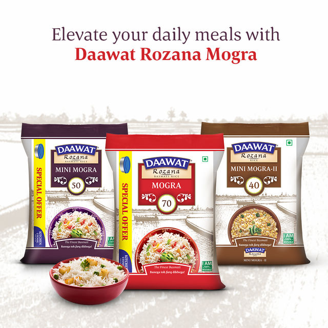 Daawat Rozana Mini Mogra Rice 5 kg Combo