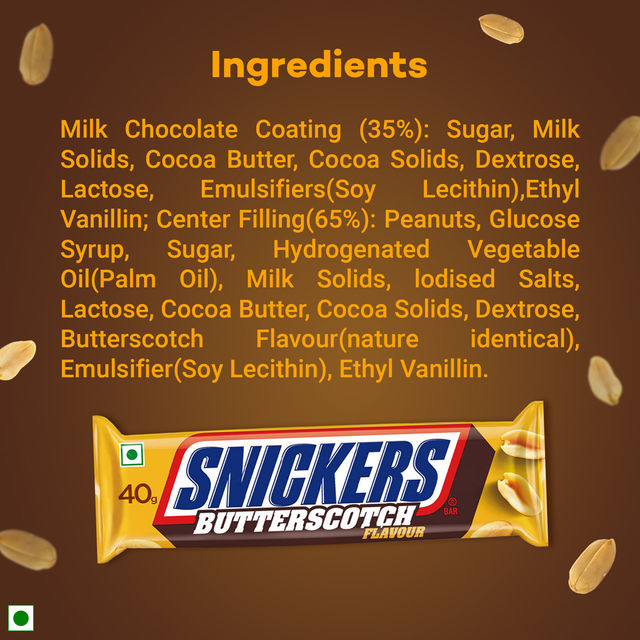 Snickers Chocolate Bar Loaded with Butterscotch & Caramel