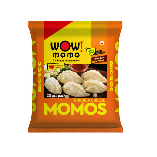 Wow! Chicken Cheese Momos 20 pc Combo