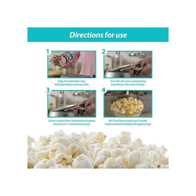 ACT II Instant Popcorn - Golden Sizzle, Family Pack, Hot & Fresh in 3 mins