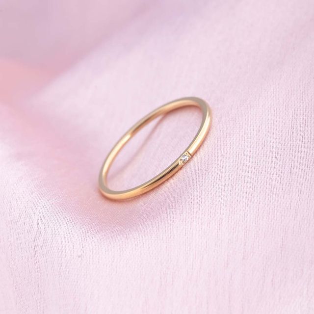 Palmonas Smooth Thin Stacking Ring