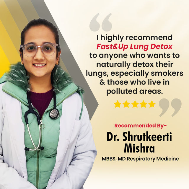 Fast&Up Detox Lung Smoking Cessation - Strawberry Flavour