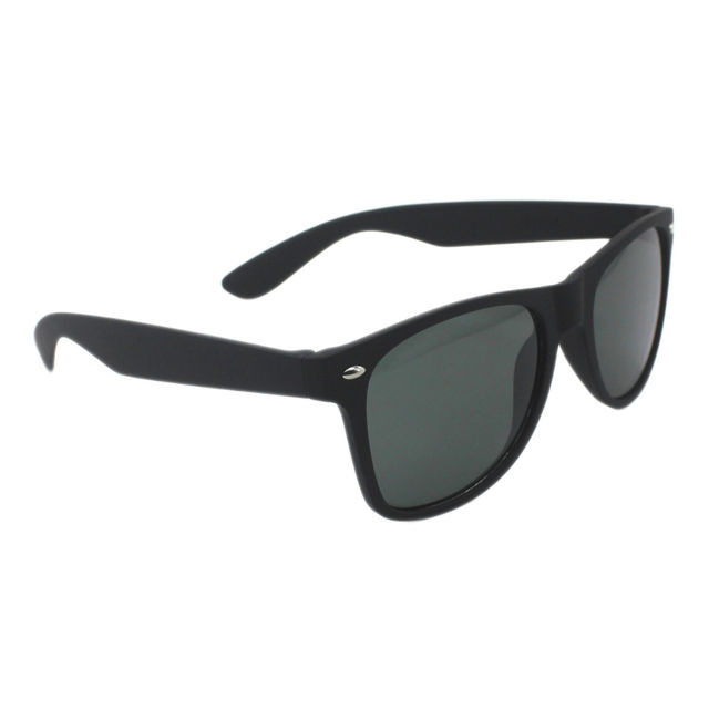 Se7en Unisex Geometric Plastic Sunglasses | Blue - L