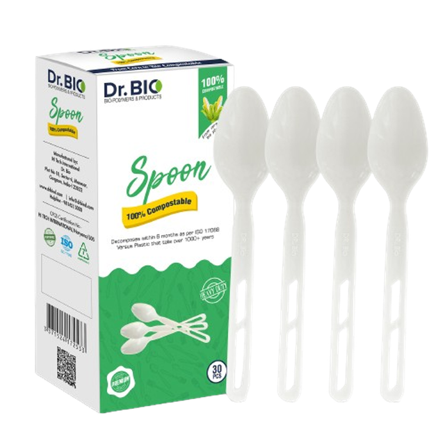 Dr. Bio Compostable Spoons Disposable/Reusable