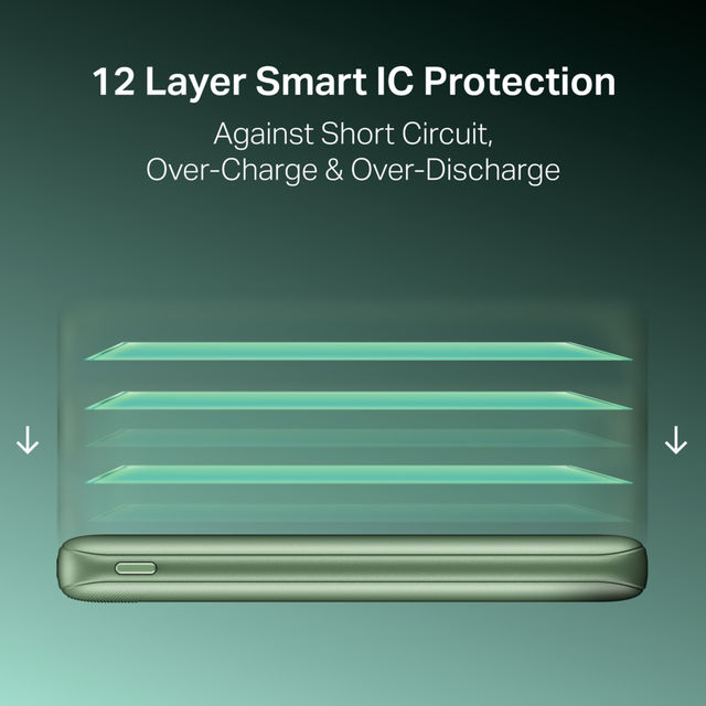 boAt EnergyShroom PB300 Activ Powerbank | Mint Green