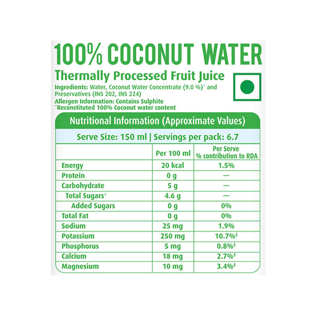 Dabur Real Activ Tender Coconut Water