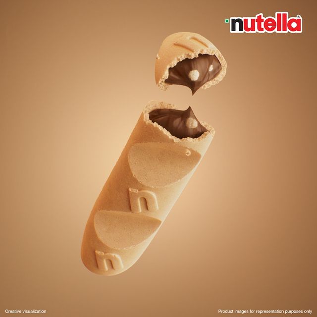 Nutella Crunchy Wafer Shell Filled With Creamy Nutella