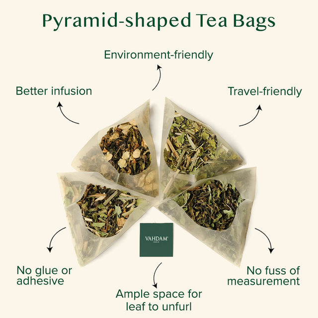 Vahdam Turmeric and Ashwagandha Organic Herbal Tea