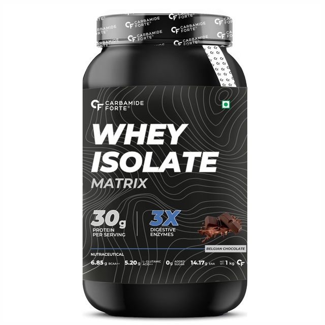 Carbamide Forte Whey Isolate Matrix Belgian Chocolate Flavour