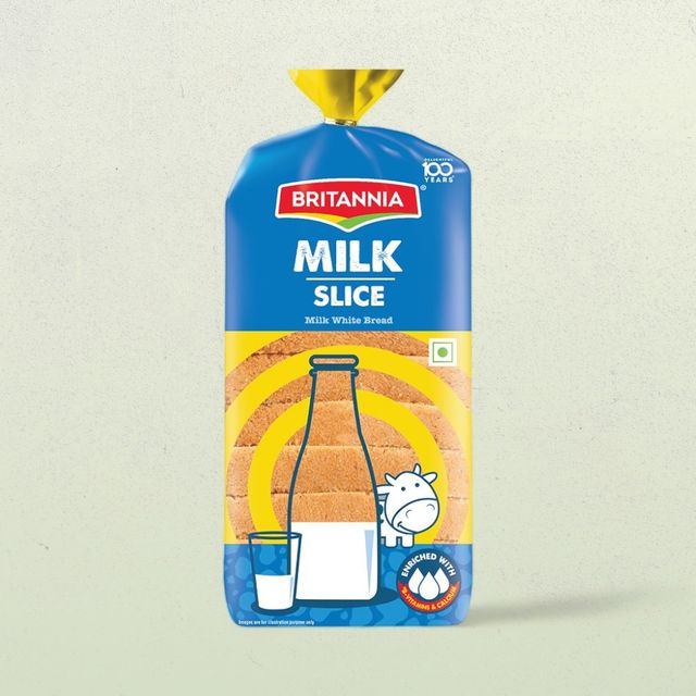 Britannia Milk Slice White Bread