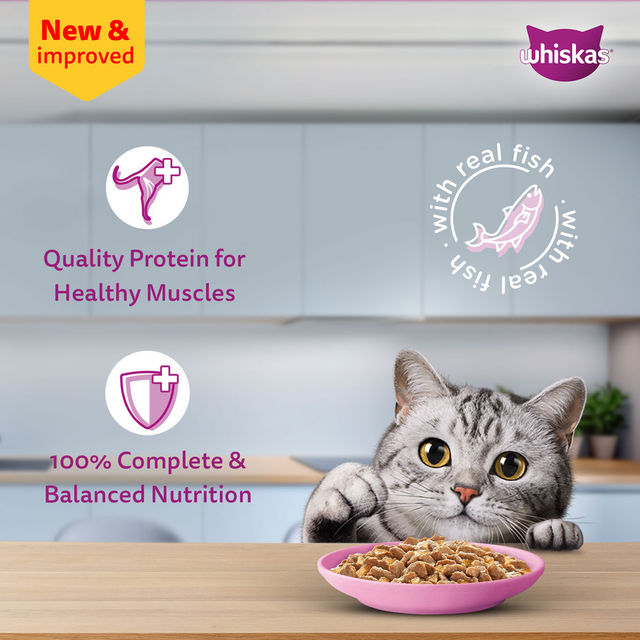 Whiskas Adult Salmon in Gravy Wet Cat Food