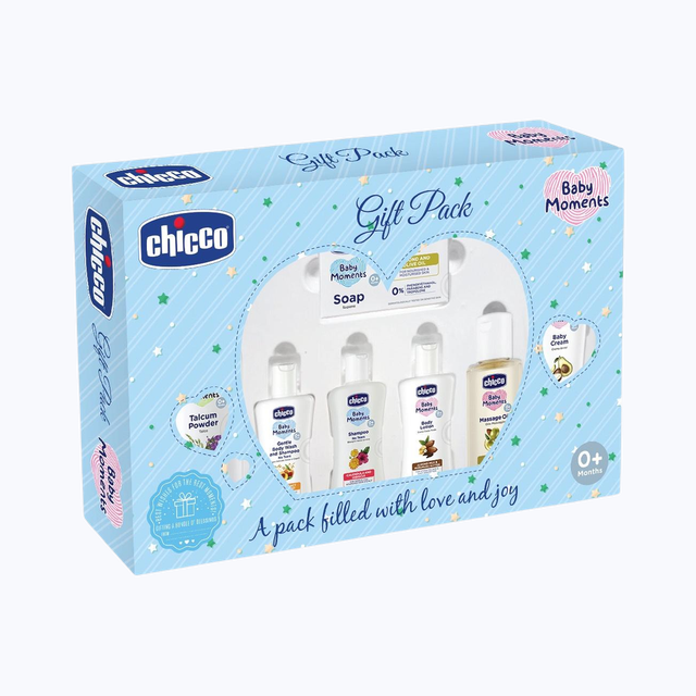 Chicco Love Baby Care Gift Set For Babies | Blue | 0+ months
