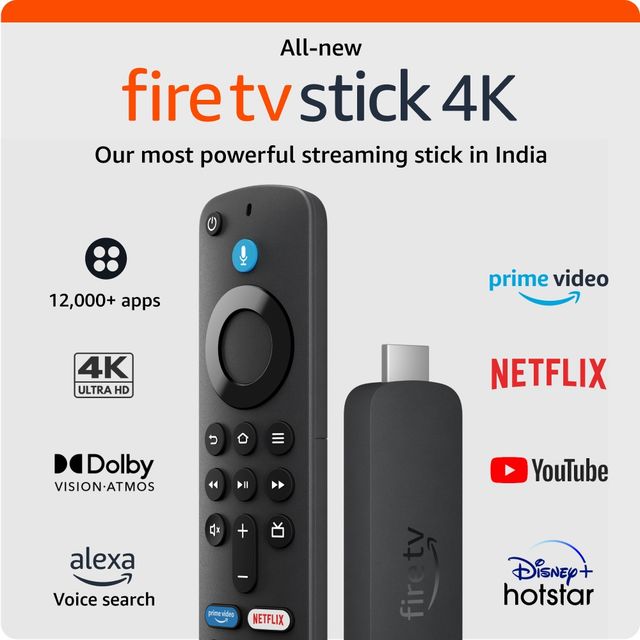 Amazon Fire TV Stick HD | Alexa Voice Remote with TV power full HD streaming device