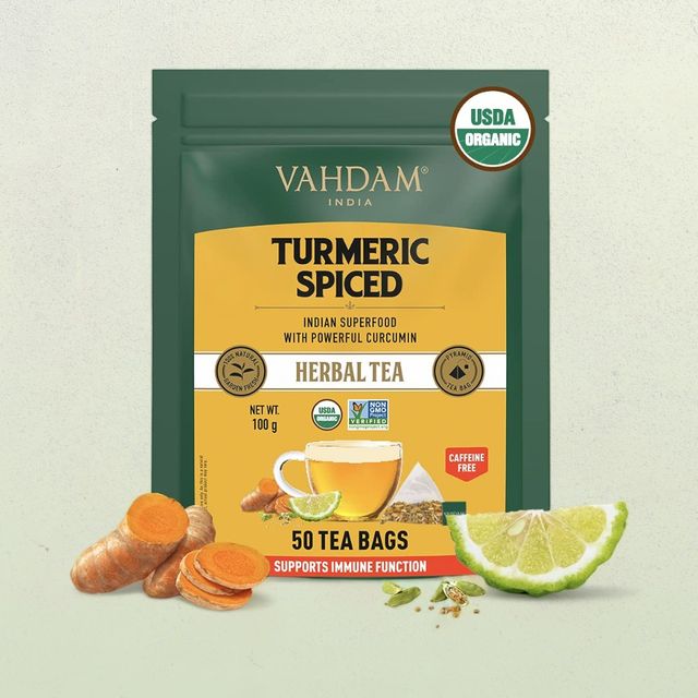 Vahdam Turmeric Organic Herbal Tea