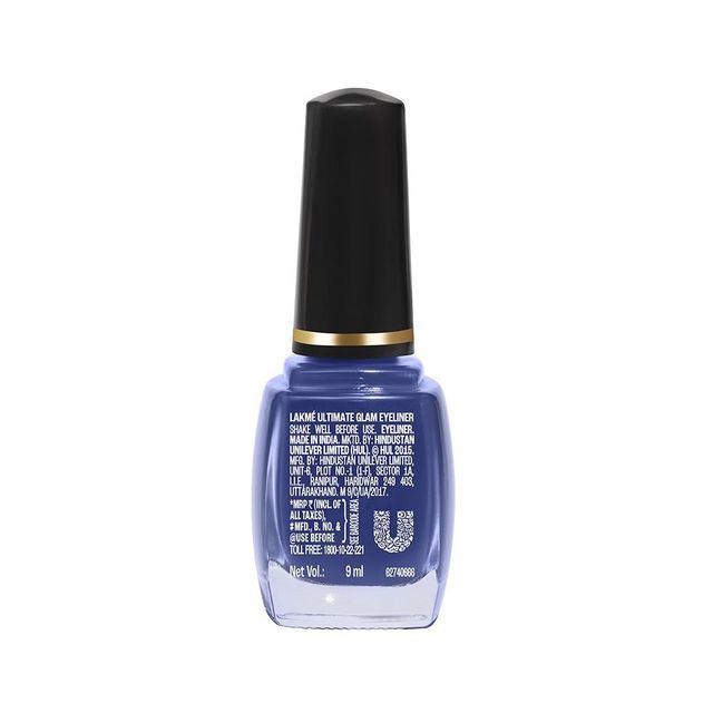 Lakme Ultimate Glam Eye Liner, Semi Matte, Blue