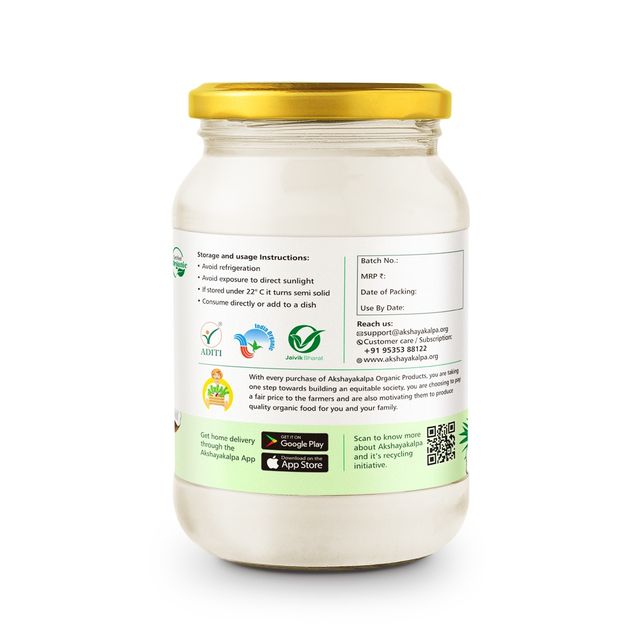 Akshayakalpa Organic Cold Pressed Virgin Coconut Oil