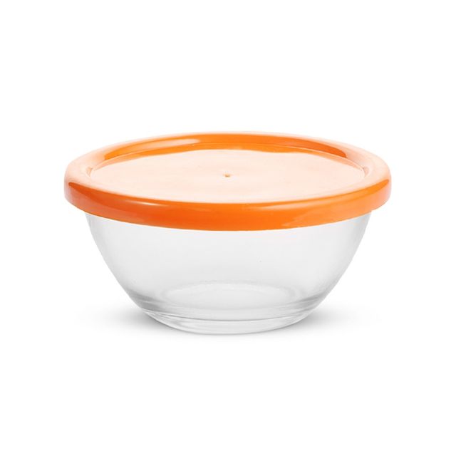 Glass Ideas Lorenzo Bowl Set With Lid (400 Ml)