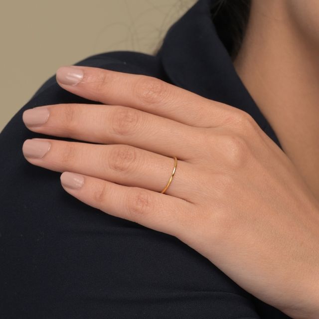 Palmonas Smooth Thin Stacking Ring