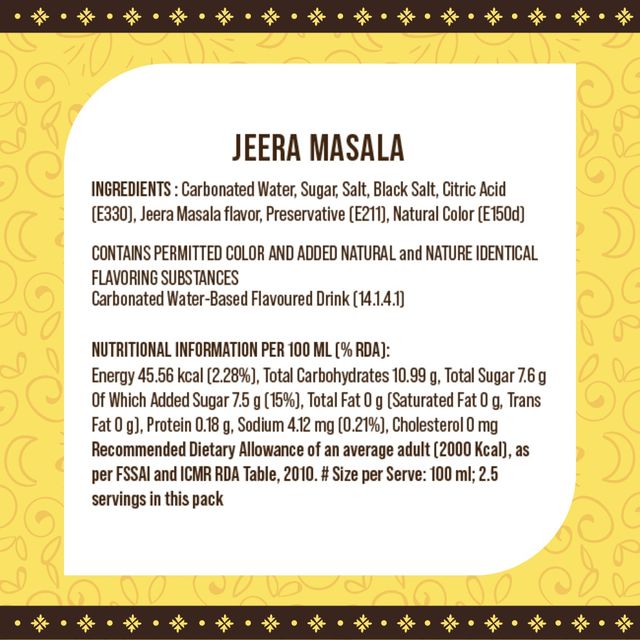 3 Sisters Jeera Masala Soda