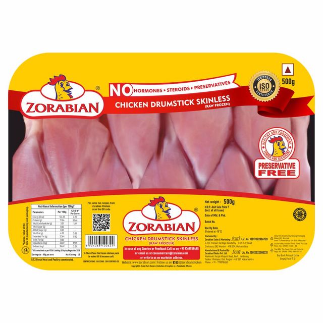 Zorabian Chicken Drumsticks Skinless