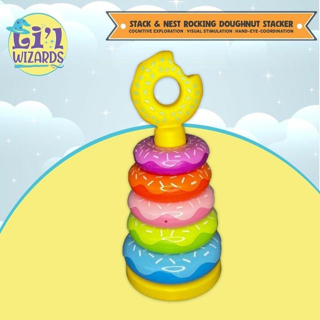Stack & Nest Rocking Doughnut Ring Stacker
