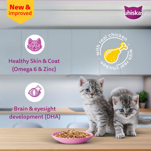 Whiskas Junior Chicken in Gravy Wet Cat Food