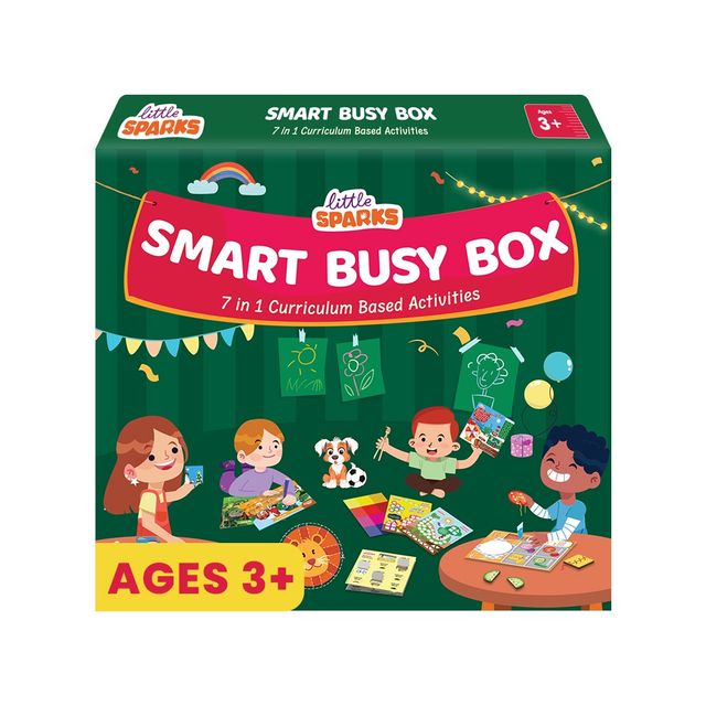 Smart Busy Box 7In1 Montessori Pre-School Learning Game - Smrt1242