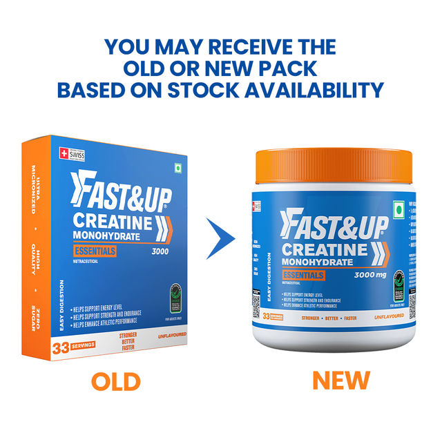 Fast&Up 3g Ultra Micronized Creatine Monohydrate - 33 servings