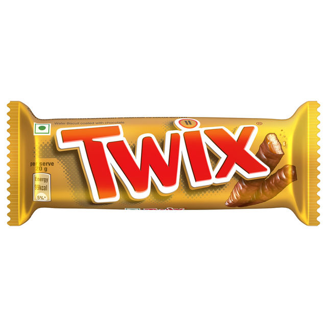 Twix Cookie Caramel Chocolate Bar 50 g Combo