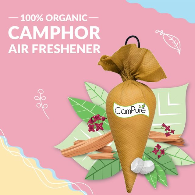 Campure Sandalwood Camphor Cone