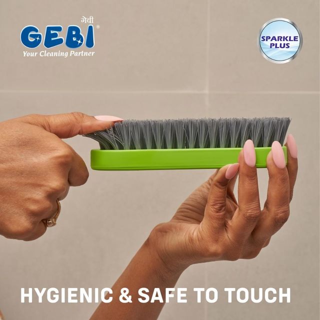 Gebi Sparkle Plus Antibacterial Delite Cloth Brush
