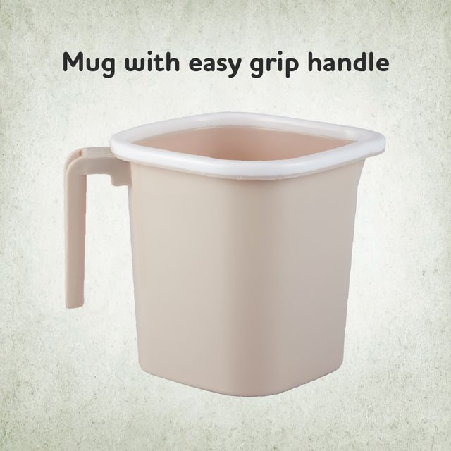 Ratan Plasticware Premia Pack Of 1 Mug 1.5L -Desert Rose