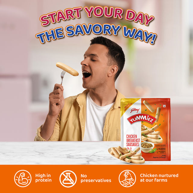 Yummiez Chicken Breakfast Sausages