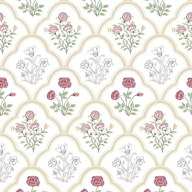 Haus & Kinder Rose Serenity King Bedsheet - 100% Cotton (270X270Cm) (1pc) & Igp Interflora Jasmine Tuberose Handpoured Candle (1pc) Combo