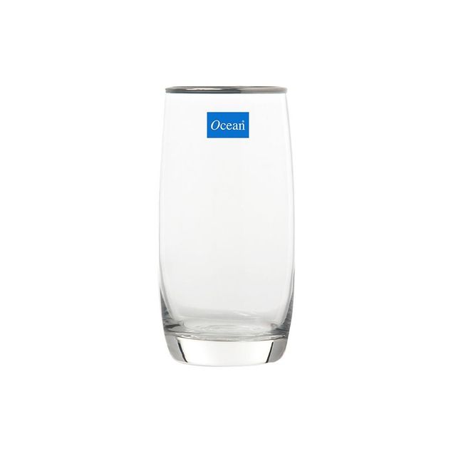 Ocean Ivory Water Glass Platinum Band | 370 ml | 6 pcs