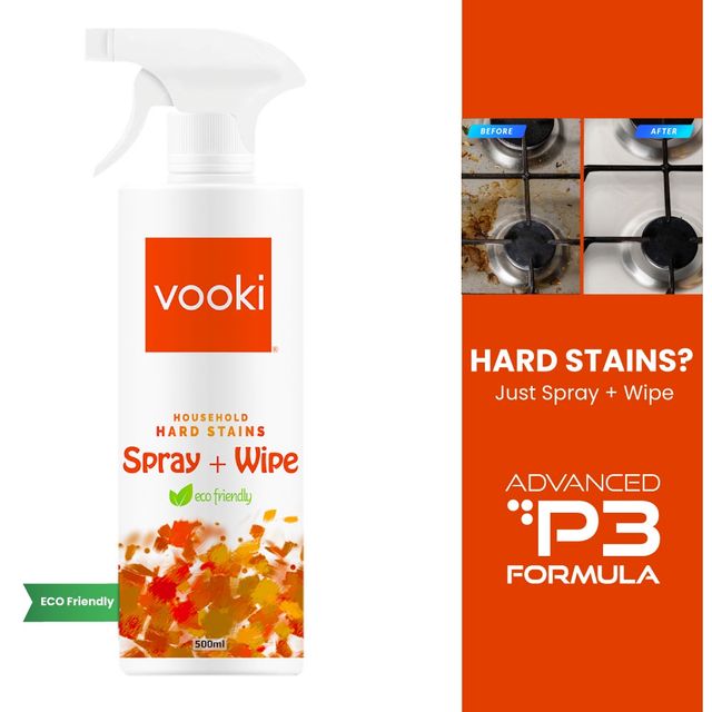 Vooki Hard Stains Spray Wipe