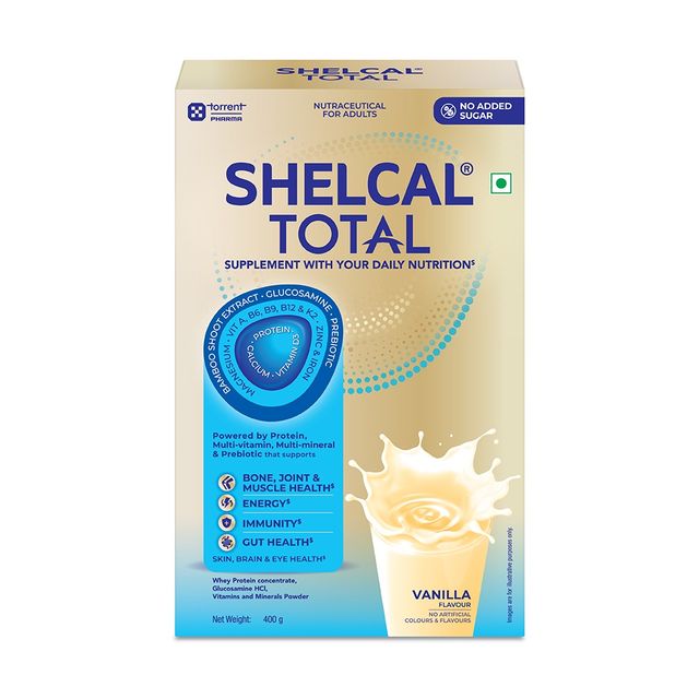Shelcal Total Vanilla Flavour Powder