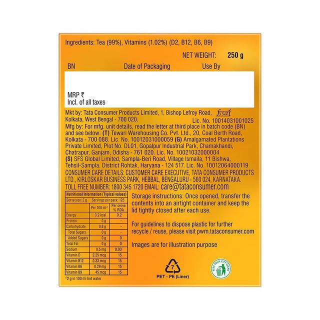 Tata Tea Gold Vitacare Natural Tea
