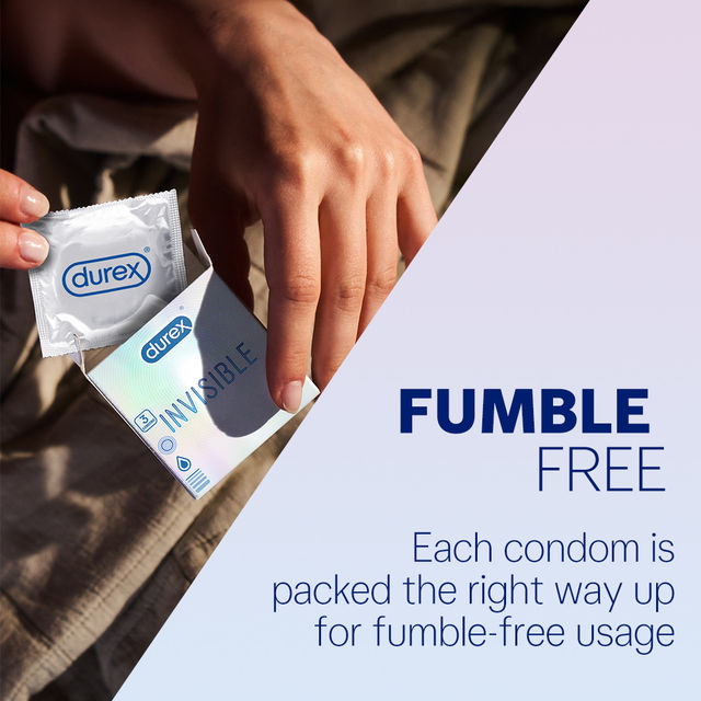 Durex Condoms Mutual Climax(3pc), Durex Real Feel Condoms(3pc) & Durex Invisible Super Ultra Thin Condoms for Men(3pc) Combo