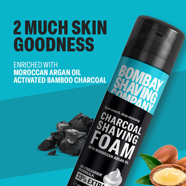 Bombay Shaving Company Charcoal Shaving Foam For Men