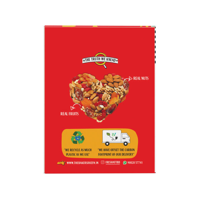 The Baker's Dozen Christmas Cake (Eggless / Veg)