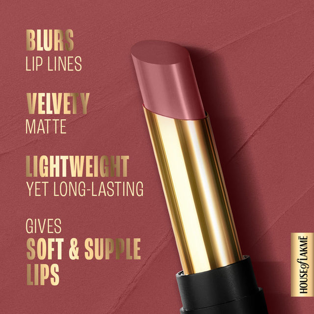 Lakme Absolute Beyond Matte Lip 302 NudeNectar