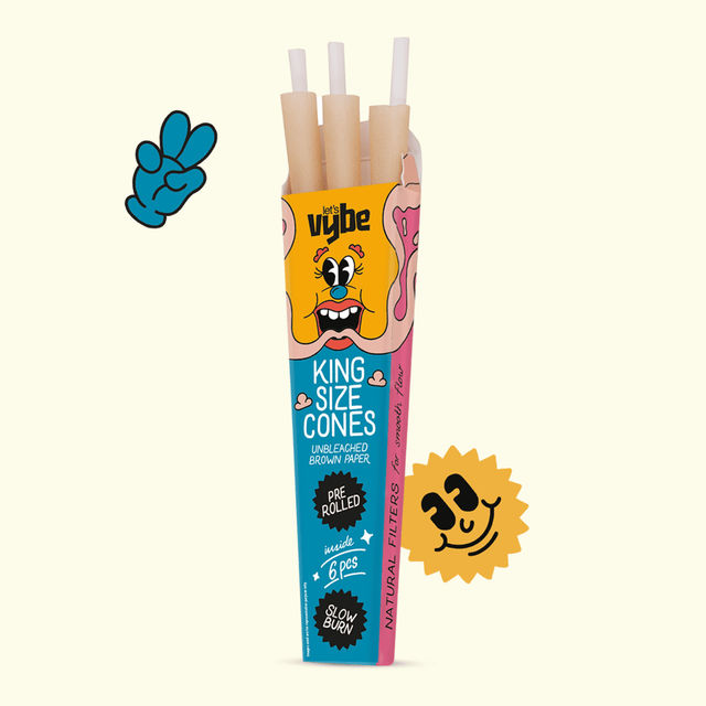 Lets Vybe Smoking Material Pre-roll Cone