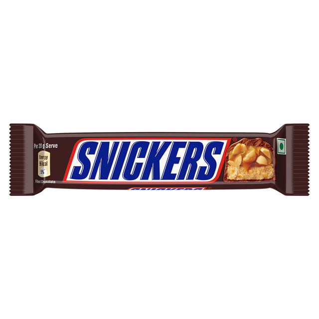 Snickers Peanut Filled Chocolate Bar Loaded with Delicious Roasted Peanuts