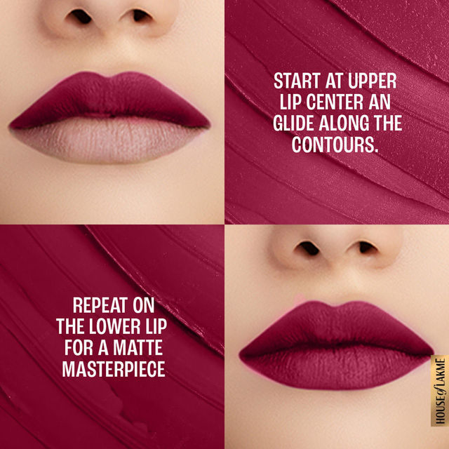 Lakme 9To5 Powerplay Priming Matte Lipstick - Red Velvet