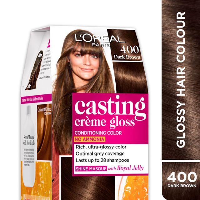 L'Oreal Paris Casting Creme Gloss Hair Color (Dark Brown)