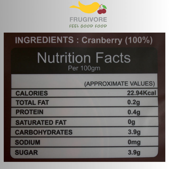 Frugivore Frozen Cranberry